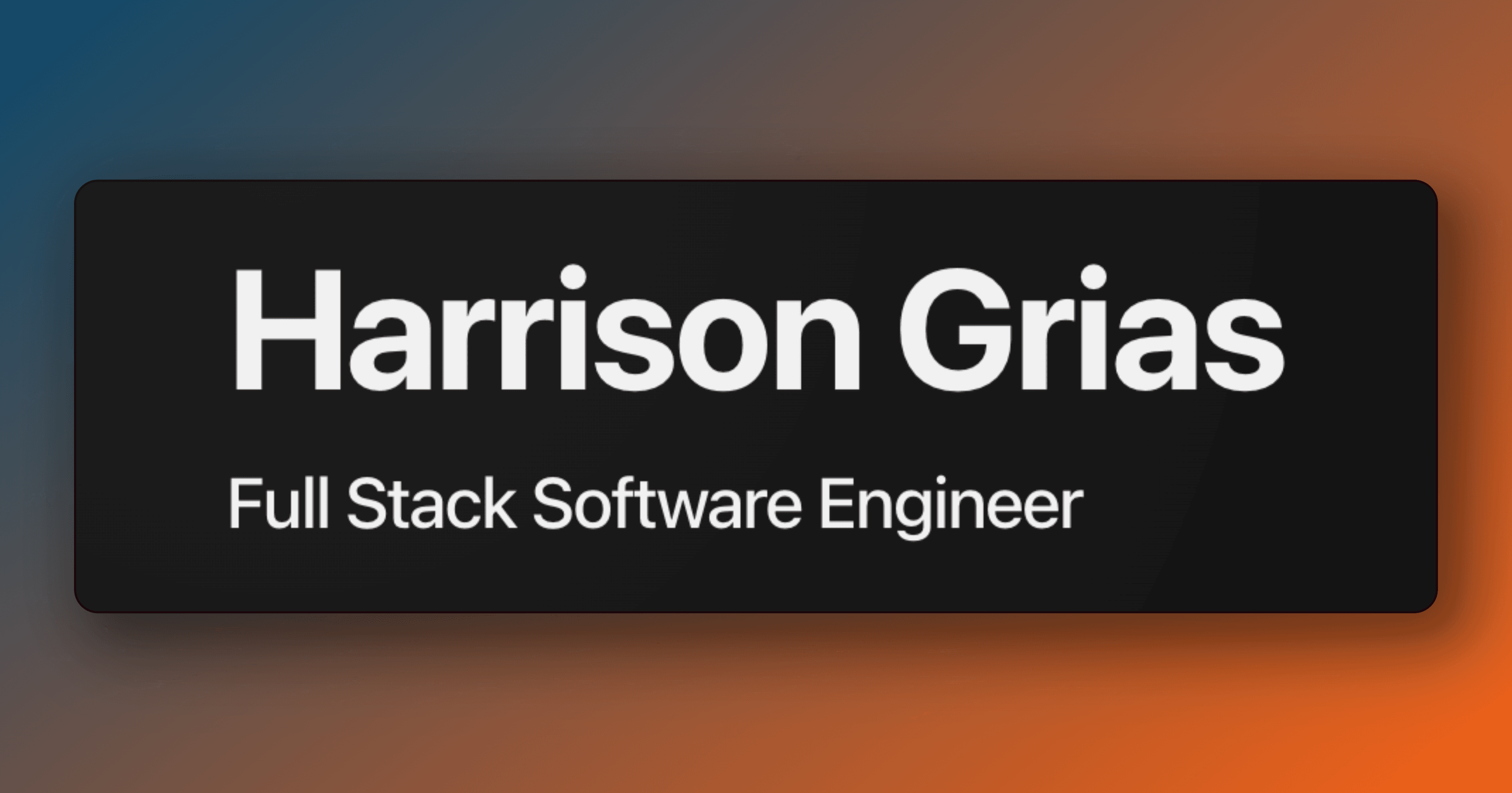 harrisongrias.com project screenshot